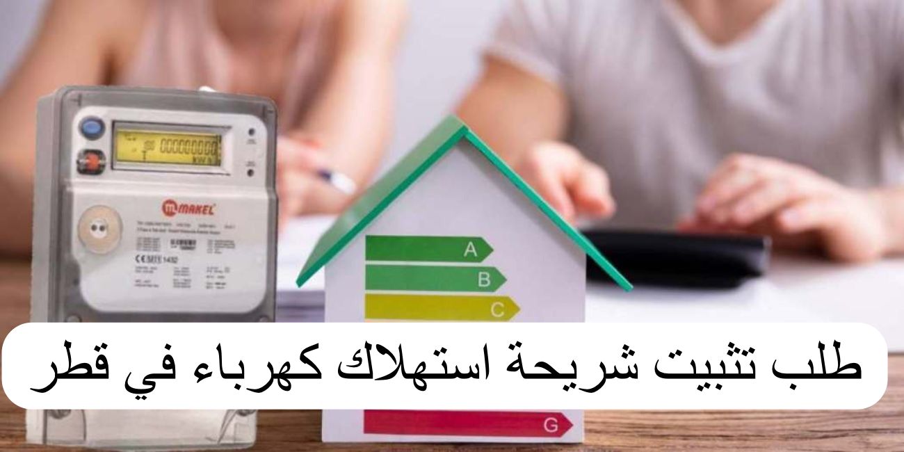 طلب تثبيت شريحة استهلاك كهرباء 